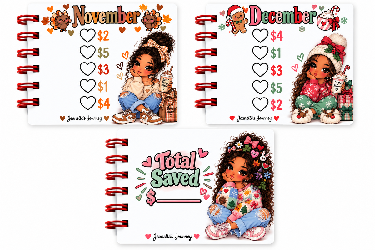 My Tiny Monthly Savings Booklet