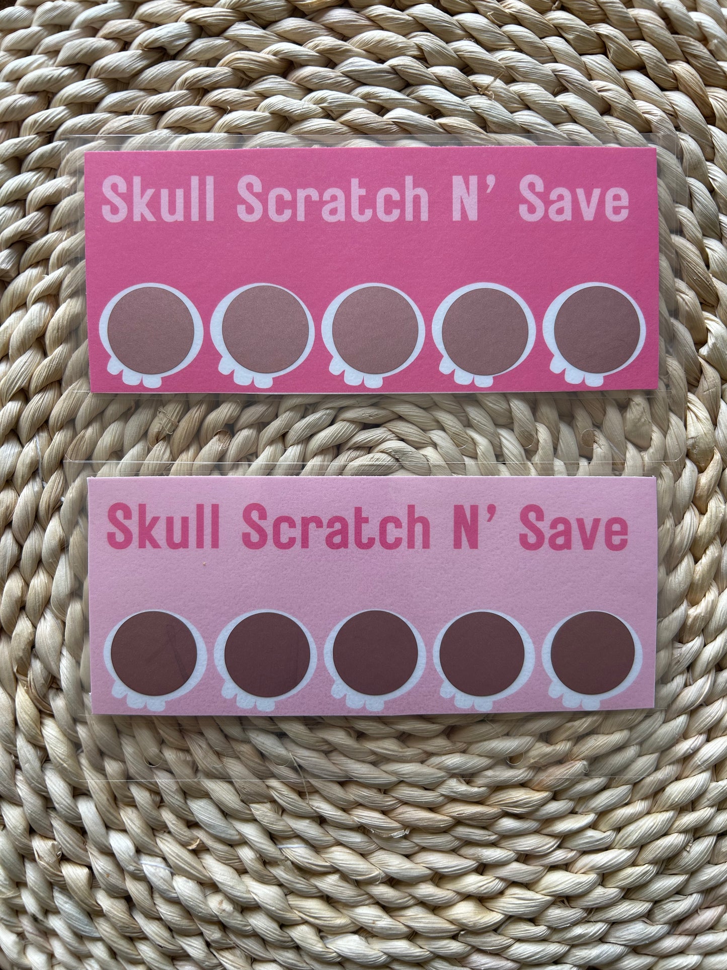 Scratch N’ Save Skull Savings Challenge  | A6