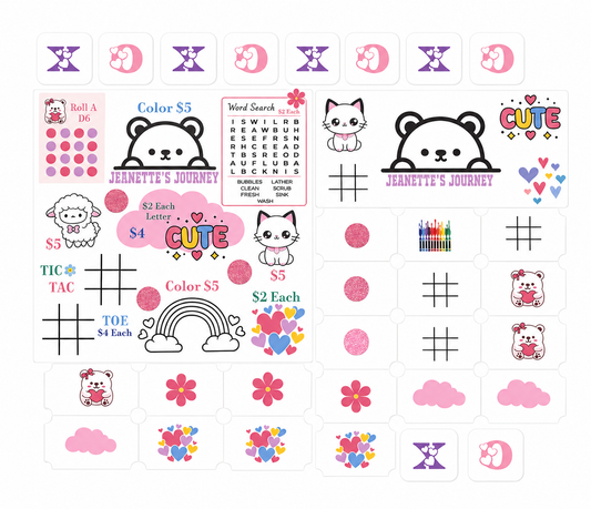 All In One Cute Savings Challenge | A5