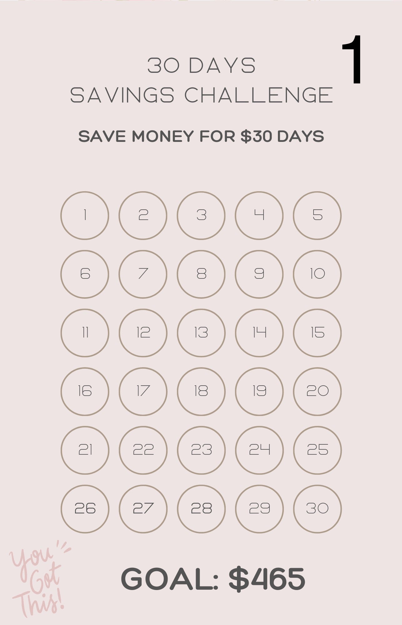 Spring Savings Challenges Booklet/ A5